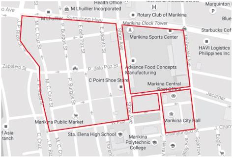 Barangka Barangay Hall Map .